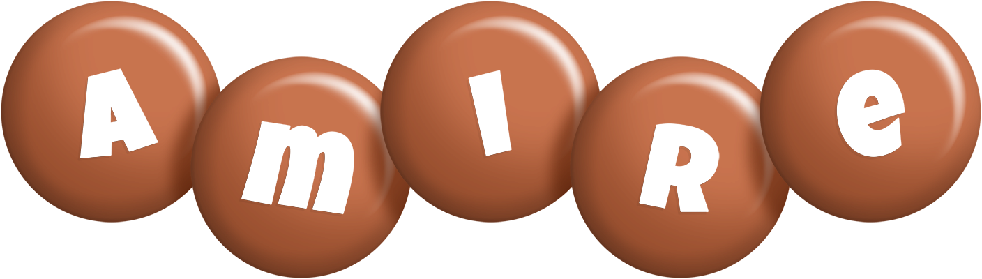 Amire candy-brown logo