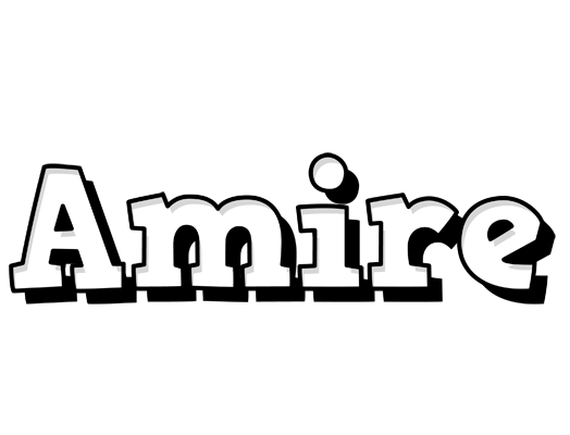 Amire snowing logo