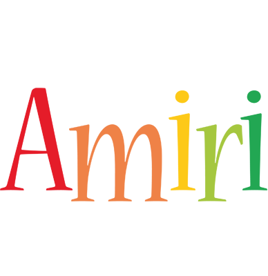 Amiri birthday logo