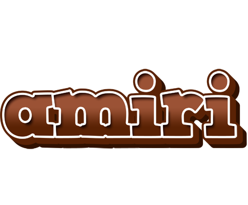 Amiri brownie logo