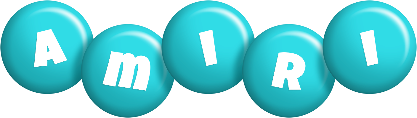 Amiri candy-azur logo