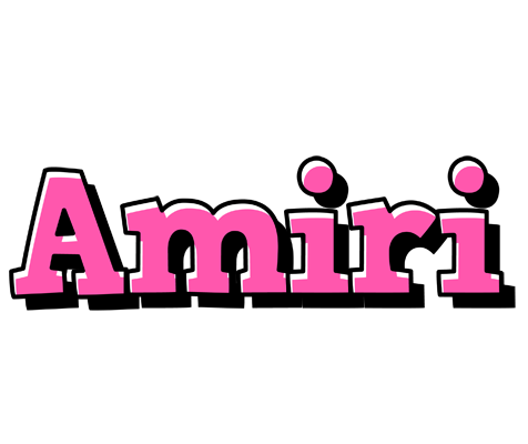 Amiri girlish logo