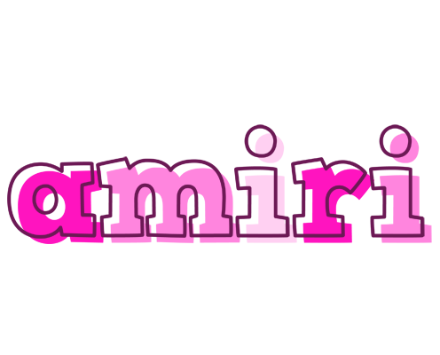 Amiri hello logo