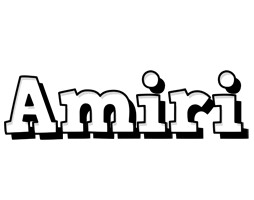 Amiri snowing logo