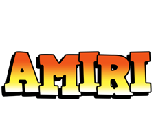 Amiri sunset logo