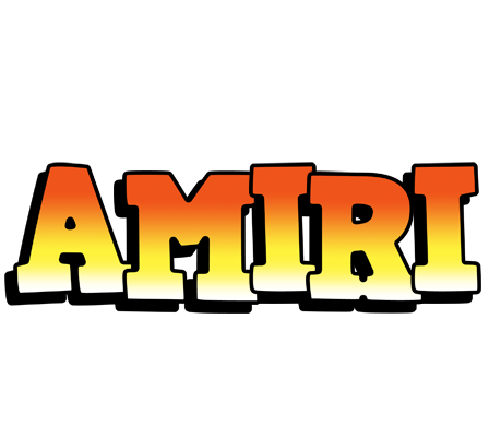 Amiri sunset logo