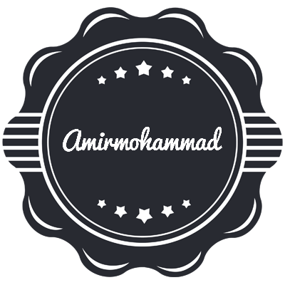 Amirmohammad badge logo