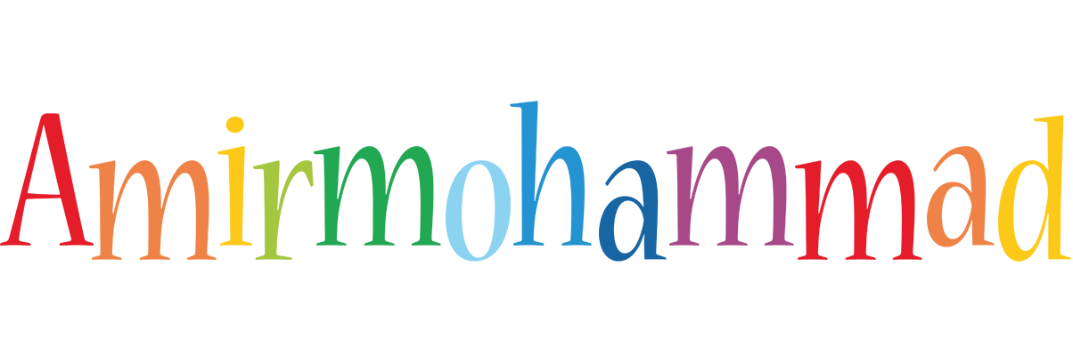 Amirmohammad birthday logo