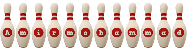 Amirmohammad bowling-pin logo