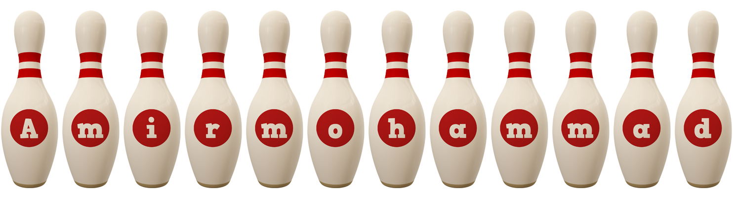 Amirmohammad bowling-pin logo