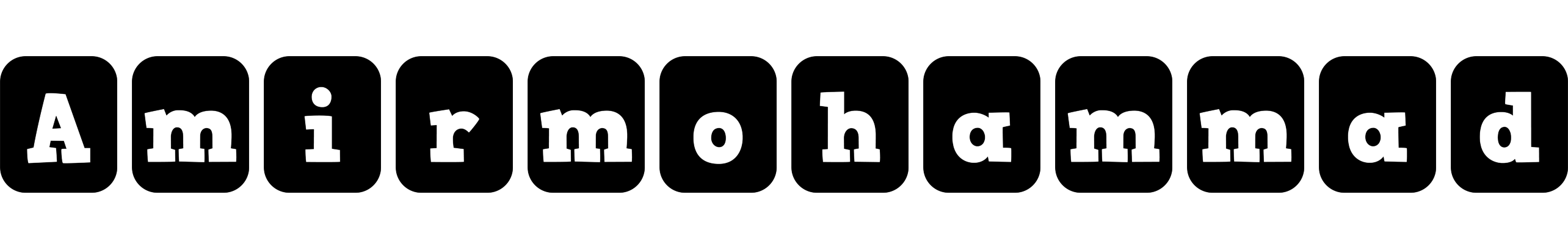 Amirmohammad box logo