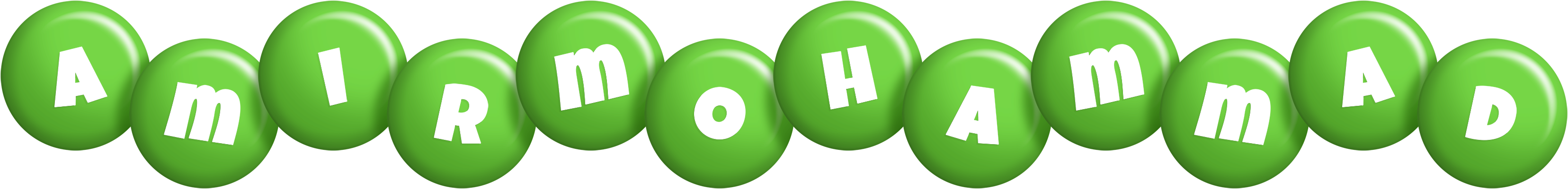 Amirmohammad candy-green logo