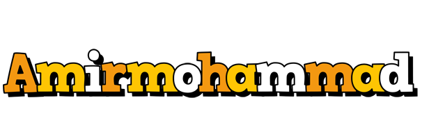 Amirmohammad cartoon logo