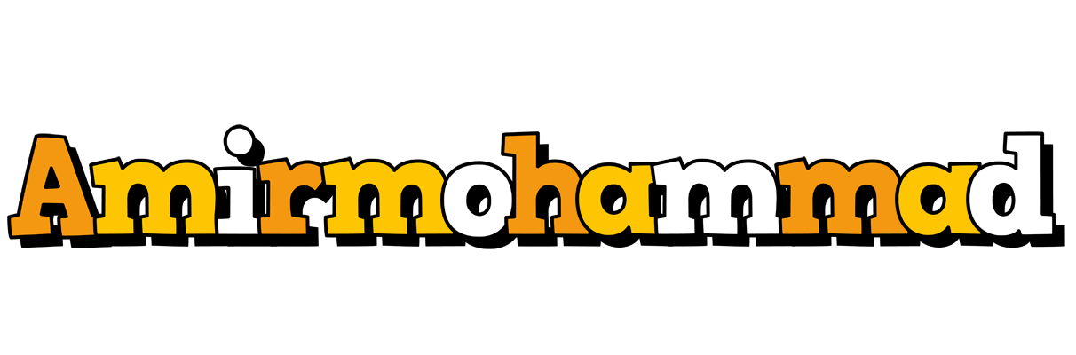 Amirmohammad cartoon logo