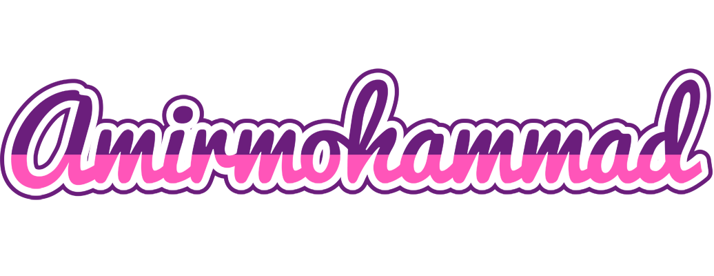 Amirmohammad cheerful logo