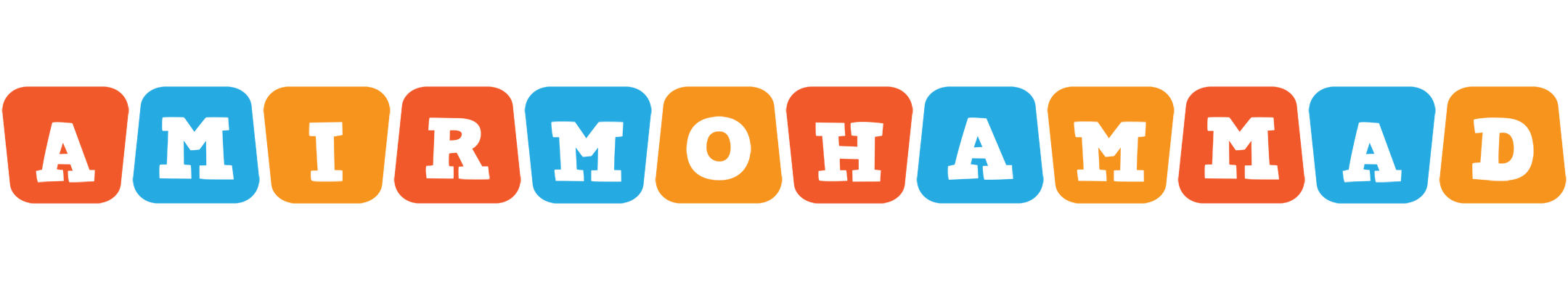 Amirmohammad comics logo