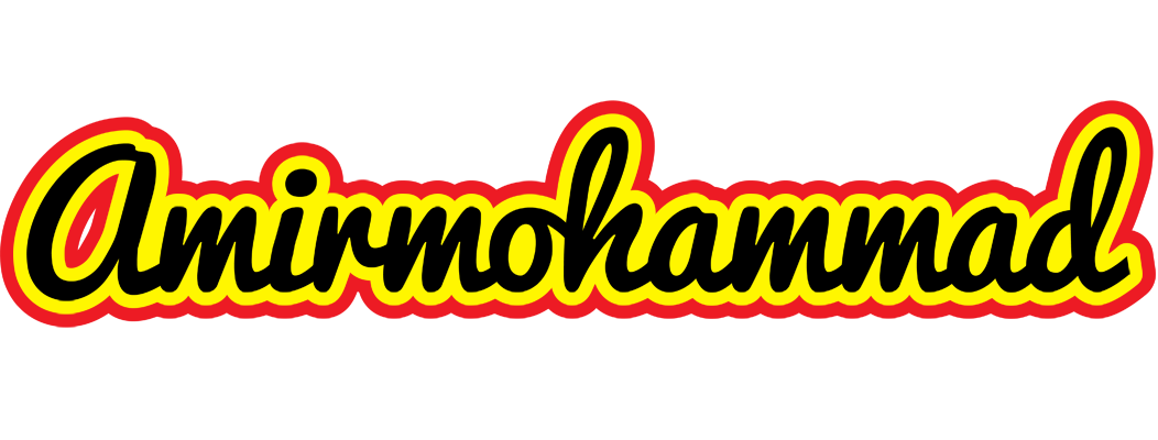 Amirmohammad flaming logo