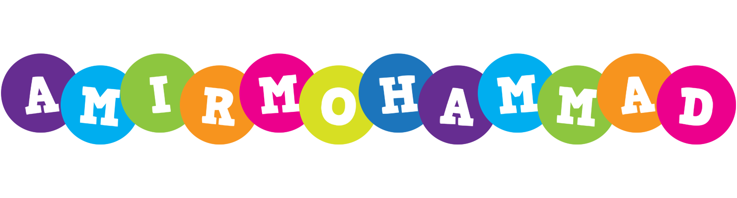 Amirmohammad happy logo