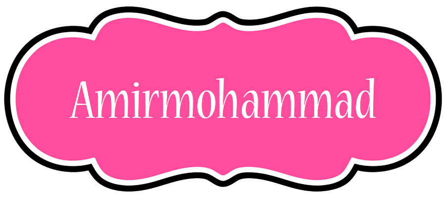 Amirmohammad invitation logo
