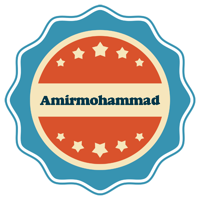 Amirmohammad labels logo