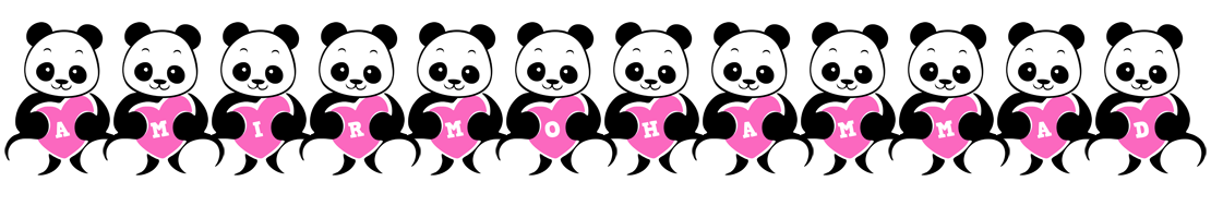 Amirmohammad love-panda logo