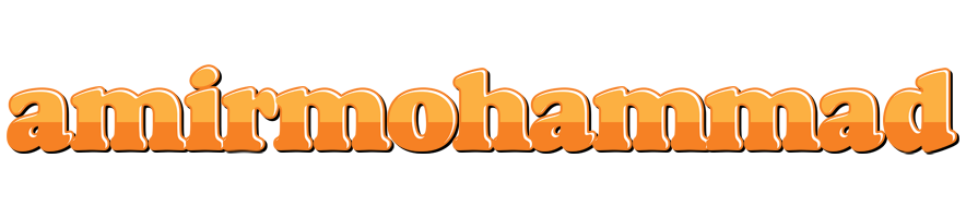 Amirmohammad orange logo