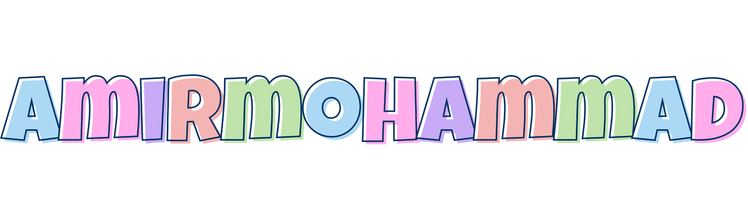 Amirmohammad pastel logo