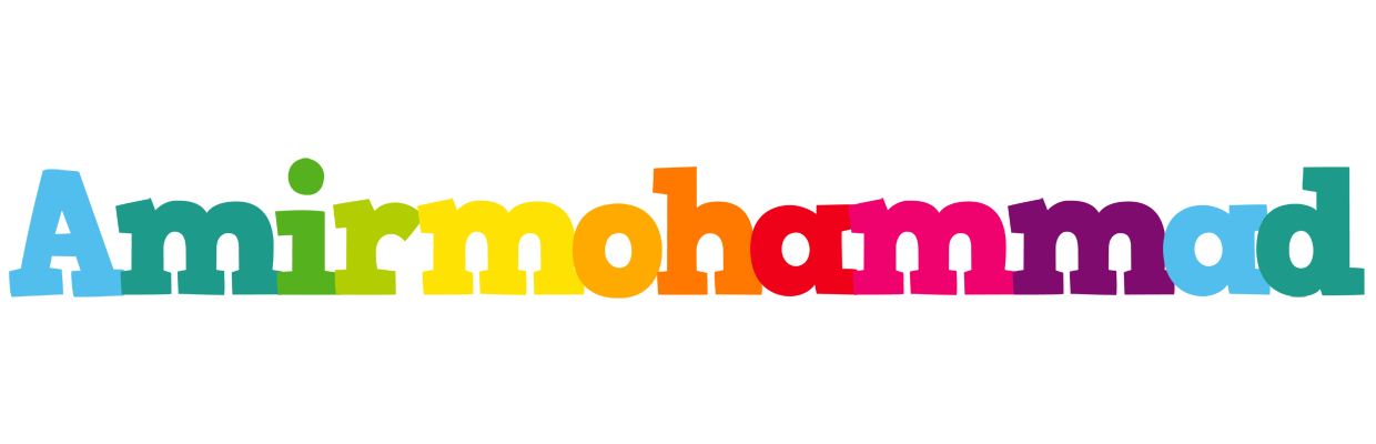 Amirmohammad rainbows logo