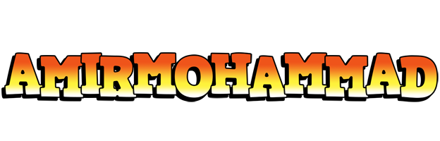 Amirmohammad sunset logo