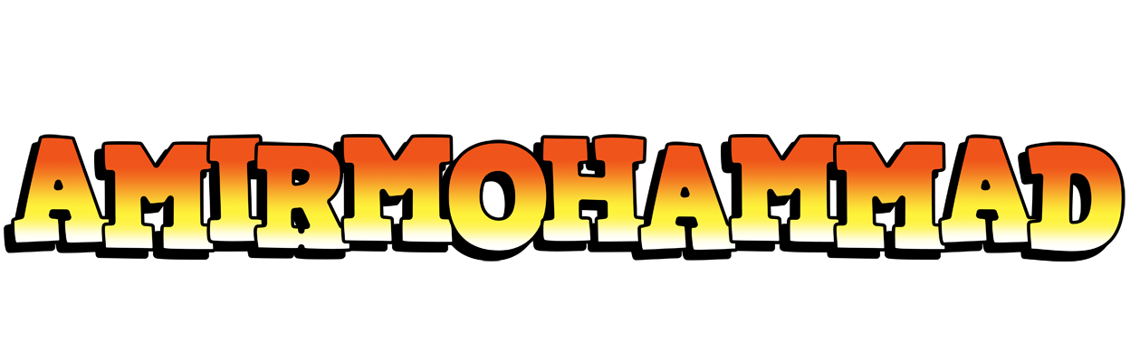 Amirmohammad sunset logo