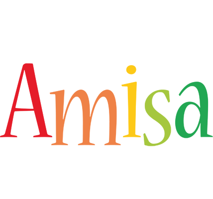 Amisa birthday logo