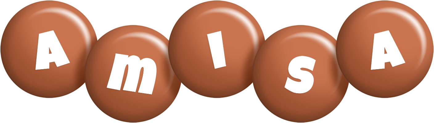 Amisa candy-brown logo