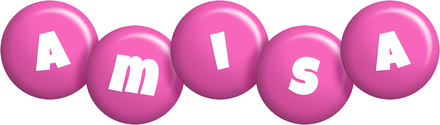 Amisa candy-pink logo