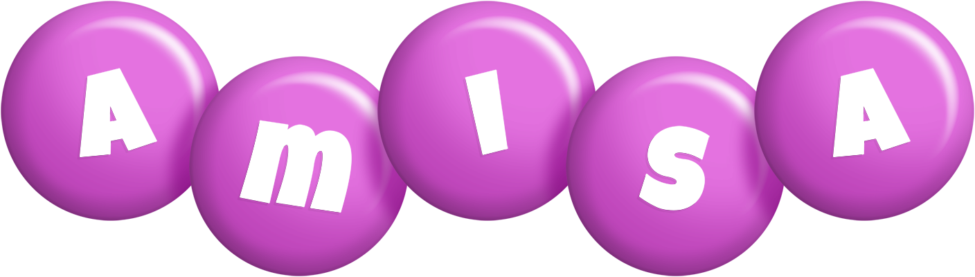 Amisa candy-purple logo
