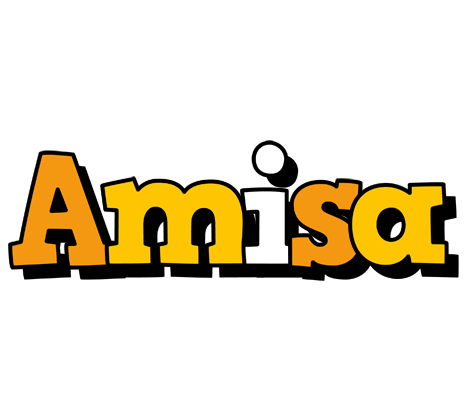 Amisa cartoon logo