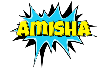 Amisha amazing logo