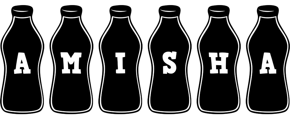 Amisha bottle logo