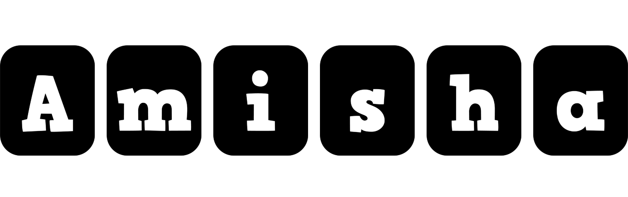 Amisha box logo