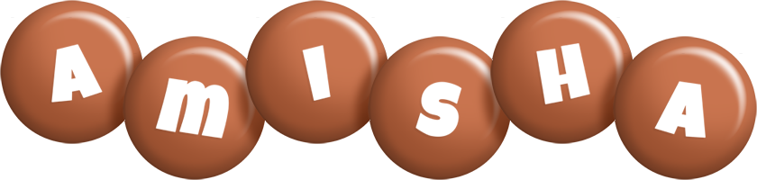 Amisha candy-brown logo