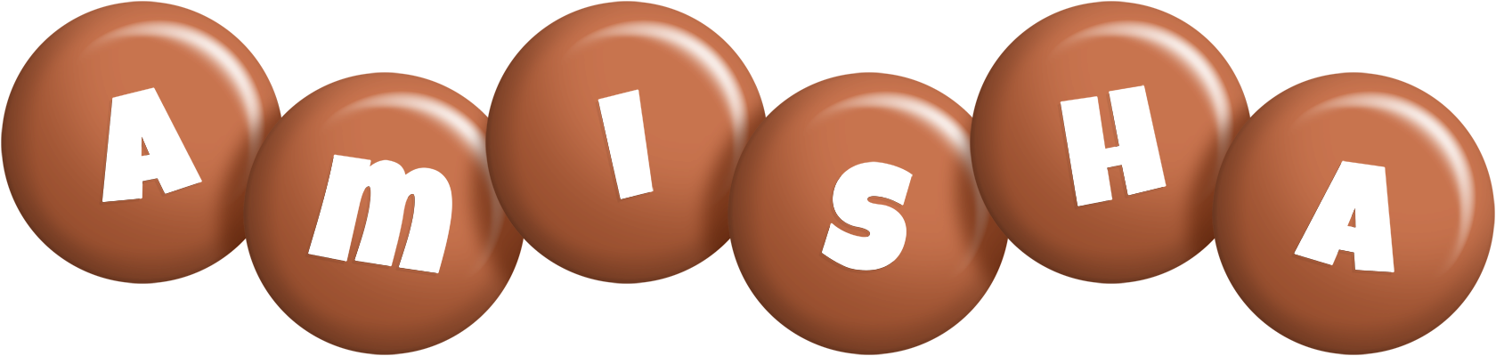Amisha candy-brown logo
