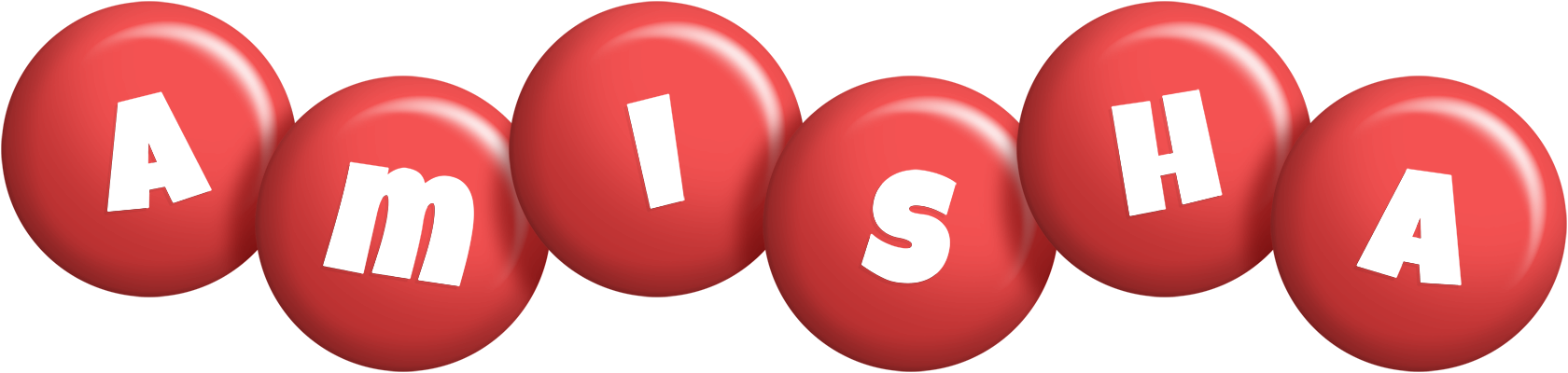 Amisha candy-red logo