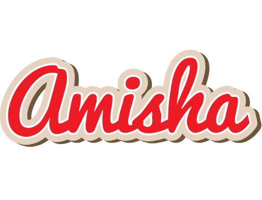 Amisha chocolate logo