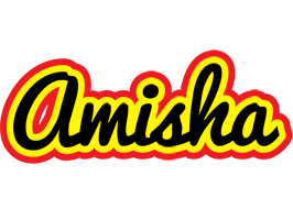 Amisha flaming logo