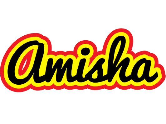 Amisha flaming logo