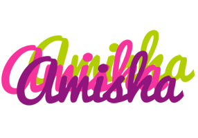 Amisha flowers logo