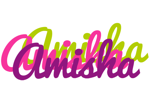 Amisha flowers logo