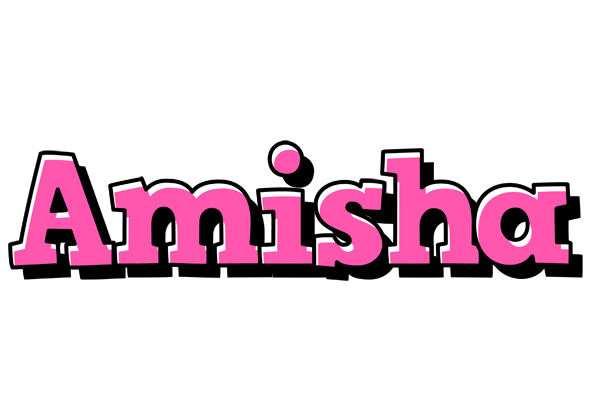 Amisha girlish logo