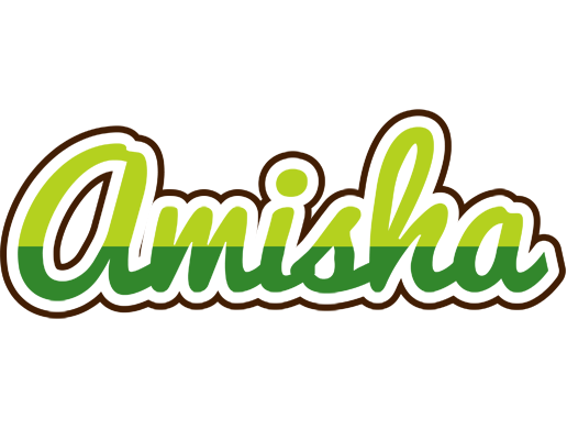 Amisha golfing logo