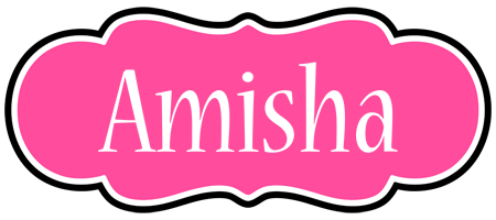 Amisha invitation logo