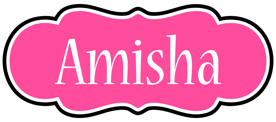 Amisha invitation logo